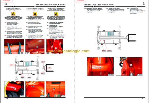 Manitou MRT 1850 PRIVILEGE E3 SERVICE MANUAL