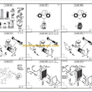 Manitou MLT 731 Turbo LSU PARTS MANUAL