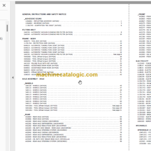 Manitou MLT-X 741 120 LSU PARTS CATALOGUE