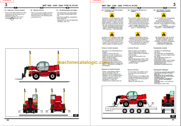 Manitou MRT 2150 PRIVILEGE E3 SERVICE MANUAL