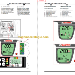 Manitou MRT 2540 PRIVILEGE E3 SERVICE MANUAL