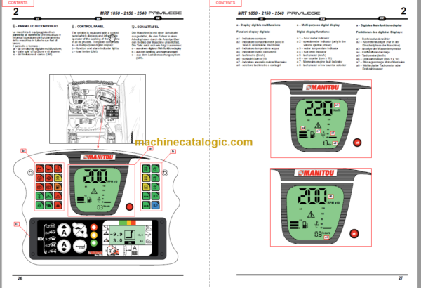 Manitou MRT 2540 PRIVILEGE E3 SERVICE MANUAL