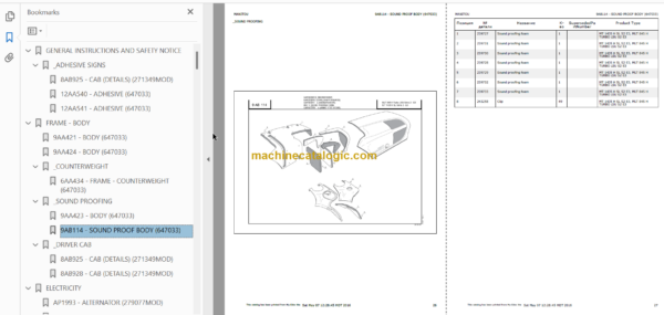 Manitou MLT 845 H TURBO LSU S2 E3 Genuine Parts Catalogue