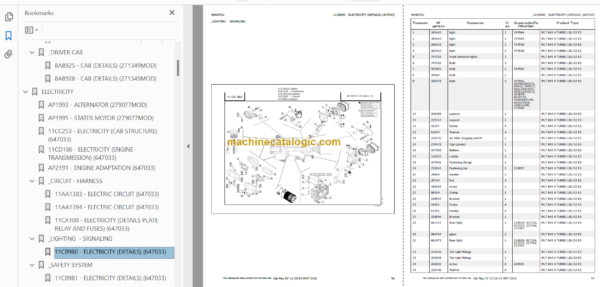 Manitou MLT 845 H TURBO LSU S2 E3 Genuine Parts Catalogue