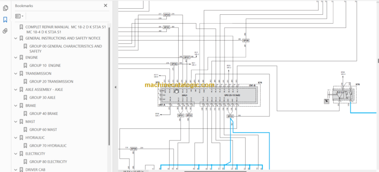 MANITOU MC 30-2 D K ST3A S1 REPAIR MANUAL