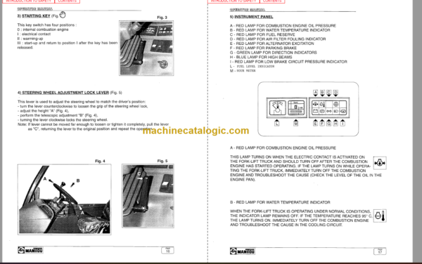 Manitou MVT 1330 L OPERATOR SERVICE MANUAL