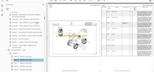 Manitou MLT-X 741 120 LSU PARTS CATALOGUE