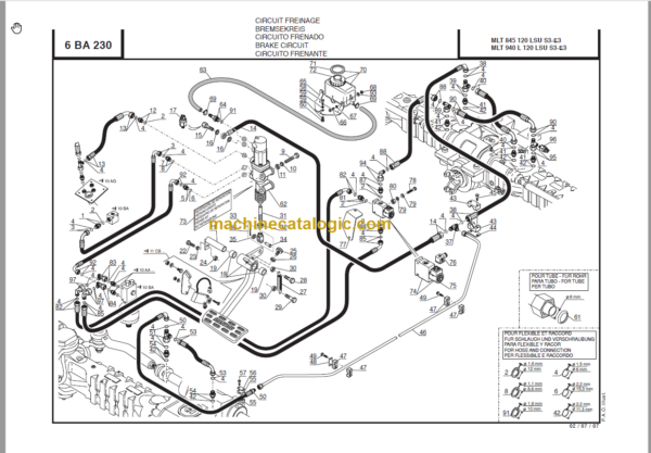 Manitou MLT940-120 LSU TURBO Series 3-E3 PARTS MANUAL