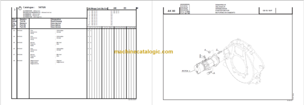 MANITOU CD 20P-CG 20P PARTS CATALOGUE