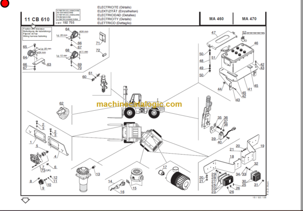 MANITOU MA 470 PARTS MANUAL8