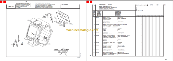 MANITOU MSI 30 LPG S2E PARTS MANUAL