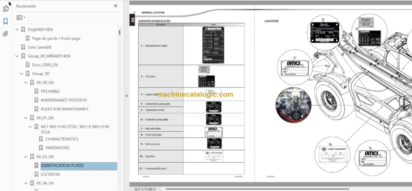 MHT 10180 129M ST4 S1 REPAIR MANUAL