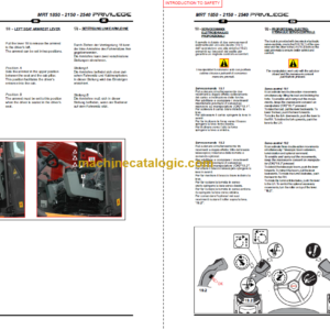 Manitou MRT 1850 PRIVILEGE E3 SERVICE MANUAL