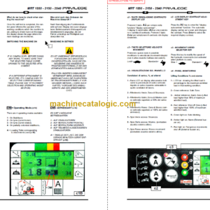 Manitou MRT 2150 PRIVILEGE E3 SERVICE MANUAL