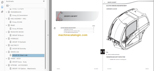 Manitou MLT-X 1040 L 137 ST3A Repair Manual