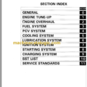 MANITOU MSI 20 G REPAIR MANUAL