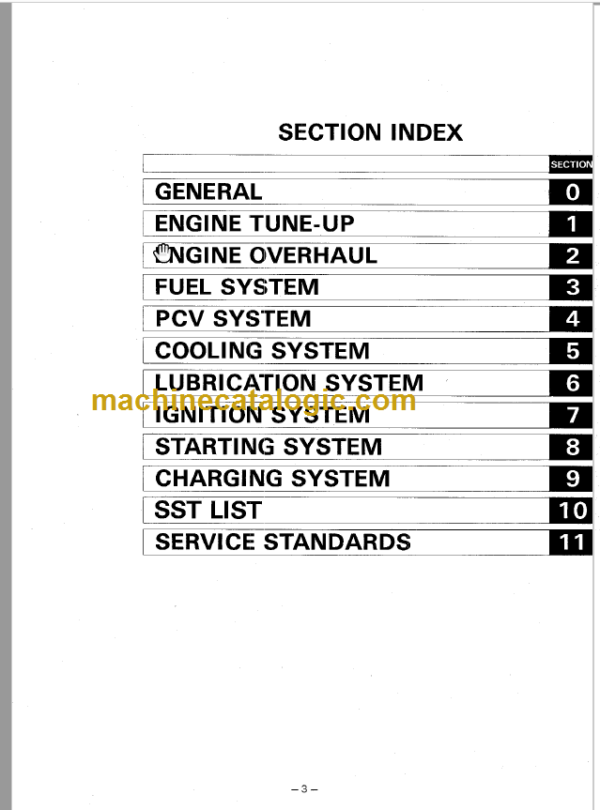 MANITOU MSI 20 G REPAIR MANUAL