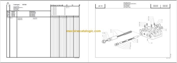 MANITOU CD 20P-CG 20P PARTS CATALOGUE