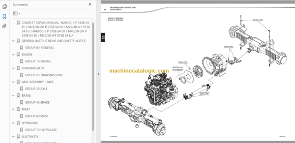 MANITOU M26 30-2H P ST3B S4 EU REPAIR MANUAL