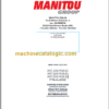 Manitou MRT 1850 PLUS-E3 OPERATOR’S MANUAL