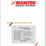 Manitou MLT-X 1035 S6-E3 Repair Manual