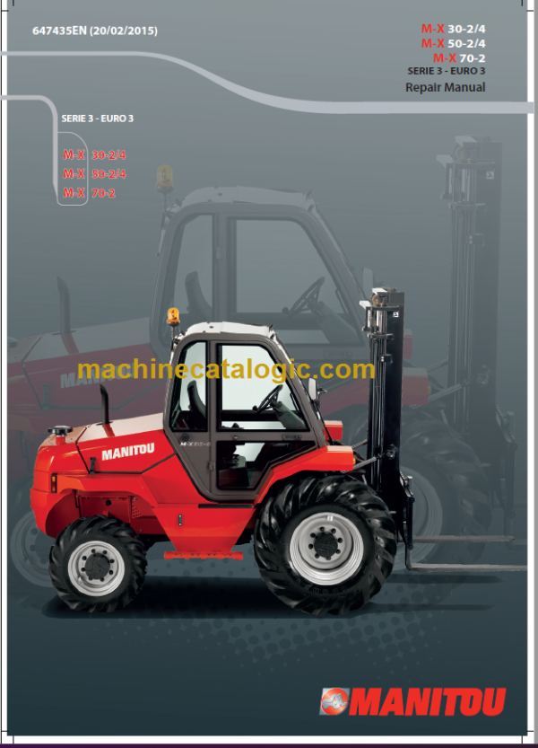 MANITOU M-X 70-2 S3-EURO 3 REPAIR MANUAL