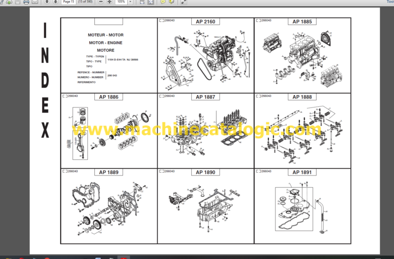 Manitou Parts manual