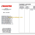 Manitou MLT 742 Turbo S3 E2 PARTS CATALOGUE
