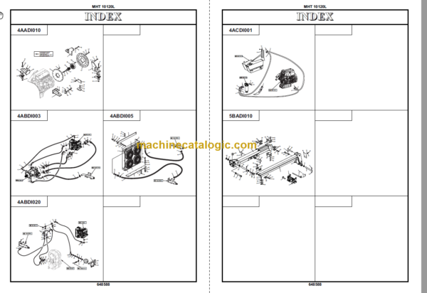 Manitou MHT 10120L E3 PARTS CATALOGUE