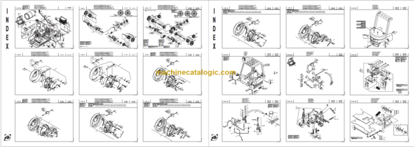 MANITOU CD 25P-CG 25P PARTS CATALOGUE