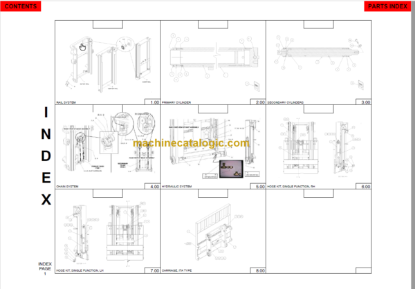 MANITOU 805358 Series Parts Manual