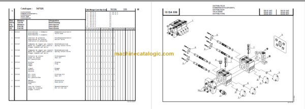 MANITOU CD 25P-CG 25P PARTS CATALOGUE