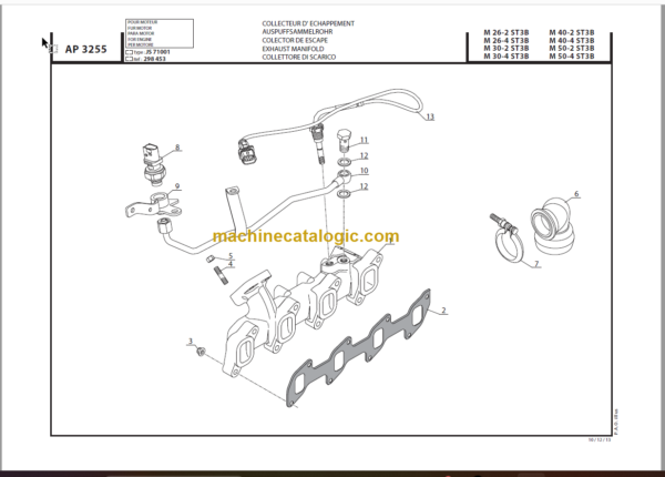 MANITOU M 26-2 ST3B PARTS CATALOGUE