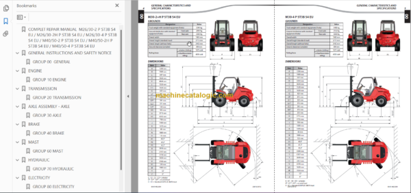 MANITOU M26 30-4 P ST3B S4 EU REPAIR MANUAL