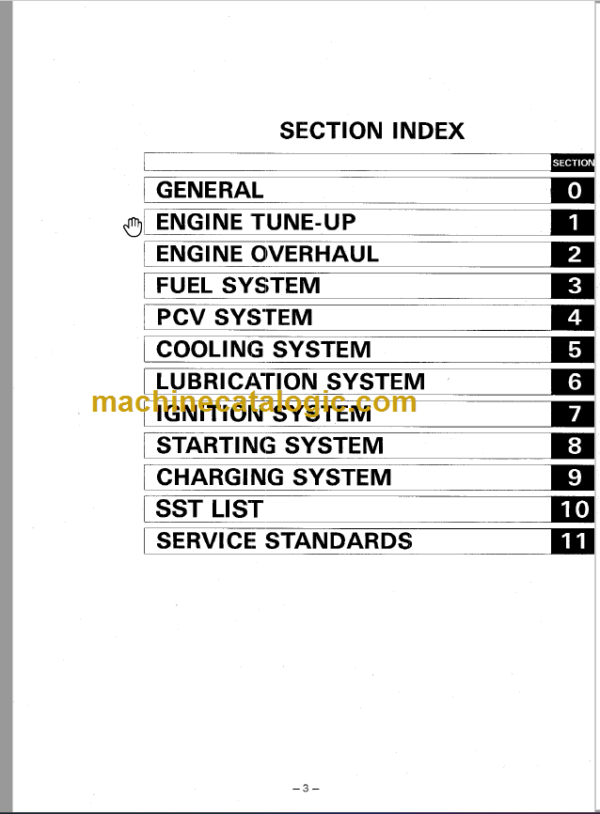 MANITOU MSI 25 G REPAIR MANUAL