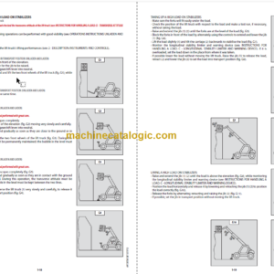 Manitou MLT 634 -LSU S G-E3 Operator’s Manual