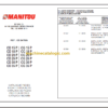 MANITOU CD 30P-CG 30P PARTS CATALOGUE