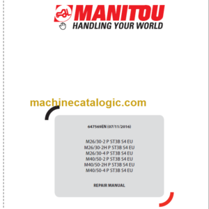 MANITOU M40 50-2 P ST3B S4 EU REPAIR MANUAL