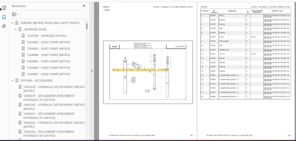 MANITOU ME 430 S2 PARTS CATALOGUE