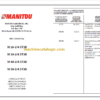 MANITOU M 26-4 ST3B PARTS CATALOGUE