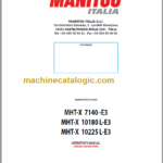 Manitou MHT-X 7140 -E3 OPERATOR’S MANUAL