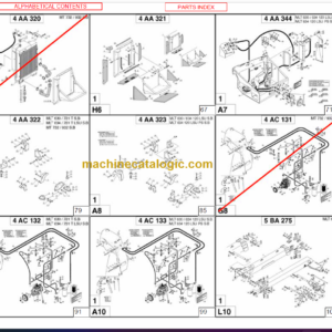 Manitou MLT 630 T SERIES B-E2 PARTS MANUAL