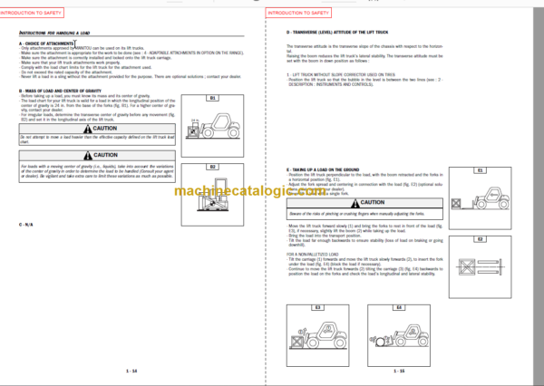 Manitou SLT 415 B S2-E2 OPERATOR'S MANUAL