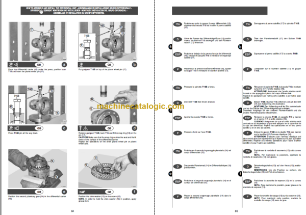 Manitou MLT 742 Turbo Série 2-E2 Repair Manual