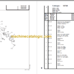 MANITOU CD 30P-CG 30P PARTS CATALOGUE