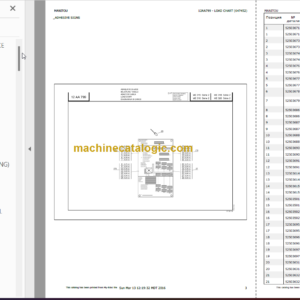 MANITOU ME 315 S2 PARTS CATALOGUE