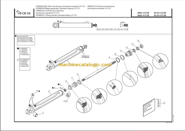 MANITOU M 26-4 ST3B PARTS CATALOGUE