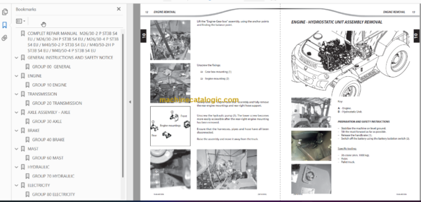 MANITOU M40 50-2 P ST3B S4 EU REPAIR MANUAL