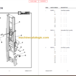 MANITOU 1000 Series Parts Manual
