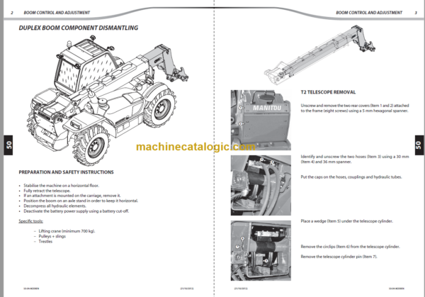 Manitou MLT 845-120 H S4 S5 E3 Repair manual